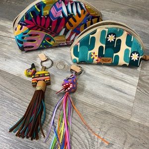 Consuela Cosmetic bags and charms
